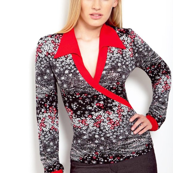 EUROPEAN LONG SLEEVE BLOUSE WEAR TO WORK - Picture 2 of 3